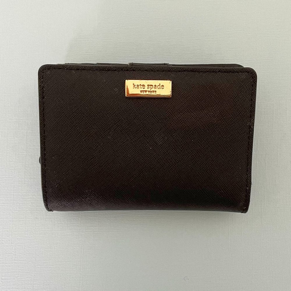 Kate Spade Black Saffiano Leather Wallet
